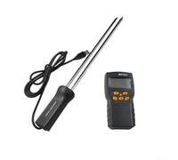 Eawfgtuw Misuratore di umidità del grano - Con display LCD retroilluminato per l'accuratezza della temperatura di prova dell'umidità nell'elaborazione di risaia e mais di riso