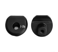 Eawfgtuw Morsetto per reggisella per bici per binari ovali in carbonio da 7 x 9 mm e 7 x 10 mm, in lega di alluminio per clip, compatibile con Trek Emonda SLR 6/7/9, nero (tipo 2) (tipo)