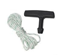 Eawfgtuw Mower per cavo di avviamento a strappo ideale e set di maniglie per corda in poliestere resistente accompagnato da impugnatura ergonomica in plastica per una sostituzione semplice del posto