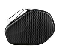 Eawfgtuw Paddle PU Racchetta da ping pong con palline con tasca in rete per ping lungo impermeabile resistente alla pressione Prot custodia mobile per doppio per alloggiamento Eva Comp (marrone)