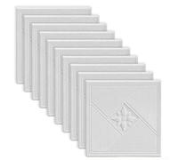 Eawfgtuw Pannelli di carta da parati per soffitti in schiuma XPE impermeabile, 35 cm, colore bianco, resistenti all'olio, resistenti agli strappi, decorazione rimovibile per cucina e bagno (E)