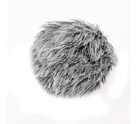 Eawfgtuw Parabrezza per microfono esterno per microfono da 5-10 mm, copertura antivento sintetica a doppio strato per ridurre il rumore del vento fino a 40 dB, compatibile con (bianco e nero)