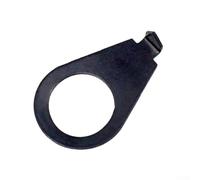 Eawfgtuw Per 4 manopole per chitarra, rondelle indicatore piastra puntatore per chitarre elettriche LP, compatibili con modelli Gibson, indicatori di posizione in metallo da 3/8 pollici, (nero)