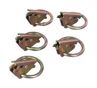 Eawfgtuw Per 5 PCS Heavy Duty Steel Tie Down per E-Track O For Ring, resistenza alla rottura di 4000 libbre, ancoraggio di carico in acciaio al carbonio zincato per camion rimorchi