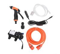 Eawfgtuw Per acqua portatile ad alta pressione da 12 V per autolavaggio, spray regolabile per auto, moto, mobili da esterno, kit idropulitrice elettrica compatta