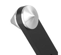 Eawfgtuw Per altoparlante in alluminio Spike Shock Absorber per pavimento, staffa di montaggio a vite a 3 fori con lunghezza di supporto 150 mm, compatibile con altoparlanti, amplificatori,