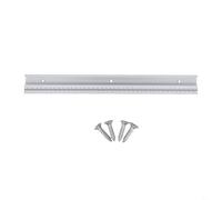 Eawfgtuw per binario a T in lega di alluminio per la lavorazione del legno con scala, 400/500/600 mm per vite a T e morsetto ad azione rapida, per guida di misurazione per officina (400 mm)