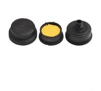 Eawfgtuw per compressore con filettatura da 16 mm, silenziatore di aspirazione del filtro dell'aria in plastica con elemento filtrante pneumatico, riduttore di rumore del compressore d'aria