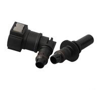Eawfgtuw Per gomito a 90 gradi SAE 9.89 tubo carburante connettore a sgancio rapido tubo in nylon ID 8 mm (5/16 ") per linee carburante/gas, pressione posteriore massima 500 KPa, 40C a 115C