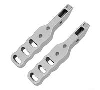 Eawfgtuw Per maniglia di controllo dell'azionamento per tosaerba 965880401 e trattore da giardino 965881301, parte di ricambio 576452801, supporto di montaggio in alluminio pressofuso, argento (o 2 (1