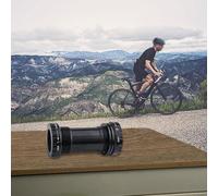 Eawfgtuw Per movimento centrale filettato per telaio da 68-73 mm, adattatore mandrino da 28,99 mm con cuscinetti sigillati, lega di alluminio ad alta resistenza per lavorazione CNC per pedivella per