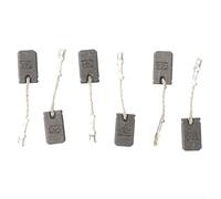 Eawfgtuw per spazzola di carbone di ricambio per smerigliatrice angolare da 1200 W GWS12-125S/GWS12-150S E64 Parti di riparazione motore self-stop 6X10X17mm 6pcs Set