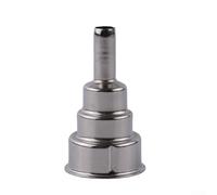 Eawfgtuw per ugello di saldatura 9 mm punta rotonda in metallo per calore portatile compatibile con modelli 500-2 600-2 630 2310 1910 1810 2010 1610, accessorio argento di lunga durata per