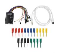 Eawfgtuw per USB Logic Analyzer 16 Canali 100M Frequenza di Campionamento con SPI UART CAN JTAG Protocollo Analisi per macOS per OS X Supporto Compatto 100 x 63 x 32 mm