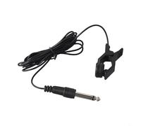 Eawfgtuw Pickup per chitarra acustica con sintonizzatore e cavo di collegamento per violino, sasso, Erhu - Acquisizione del suono basata sulle vibrazioni, cavo da 0,9 m, clip leggero