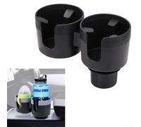 Eawfgtuw Portabicchieri da auto espansore doppio adattatore con base regolabile, grande capacità, inserto per portabicchieri per interni auto