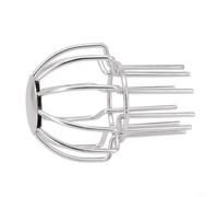 Eawfgtuw Protezione per grondaie in acciaio inox per protezione dalle foglie con struttura in acciaio inossidabile 304, design di drenaggio rapido per scarichi a pavimento sul tetto e (50 mm)