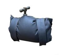 Eawfgtuw Protezione per rubinetto da esterno in pelle PU con fodera in cotone imbottito, resistente alle intemperie, per congelamento invernale e prevenzione dei danni del sole estivo (verde)