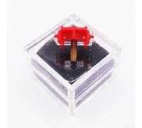 Eawfgtuw Ricambio Needle Stylus M44-7 N44-7 Cartuccia Compatibile Con Dual DN305 DN306 Garrard Giradischi Phonograph, ABS Tip Vinyl Giradischi Accessorio Nero Rosso (ROSSO)