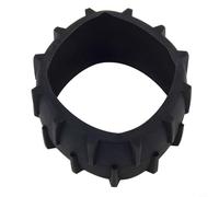 Eawfgtuw Robot robotico in gomma anti equipaggiato per puleggia compatibile con falciatrice A1 accessorio per tosaerba per uso esterno durevole per ridurre l'usura e migliorare il taglio (4 pezzi)