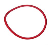 Eawfgtuw Ruota in poliuretano per bici a scatto fisso 24 x 0,38 mm, non pneumatica, per bici da città e pendolari, senza gomma piatta, confezione da (rosso)