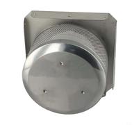 Eawfgtuw Schermo emettitore in acciaio inossidabile 304 e piramide di base per riscaldatori da patio di ricambio a 4 lati, diametro 132 cm, altezza 17 cm, compatibile con tubi in vetro (7 cm)