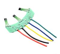 Eawfgtuw Sensore Hall PCB a 120 gradi con cavo per motore a onda sinusoidale 43F, parte di ricambio per circuito stampato verde per motore differenziale a triciclo e motori a due ruote