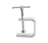 Eawfgtuw Set di 2 morsetti a C in lega di acciaio, 50-100 mm, regolabili per la lavorazione del legno per lastre di legno, metallo, plastica o pietra, utensili manuali resistenti per officina (0-85 mm