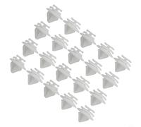 Eawfgtuw Set di 20 clip per finiture esterne delle portiere, elementi di fissaggio interni automobilistici per C2/C3 e 106/206/207/306/307/806/1007, fermi per pannelli