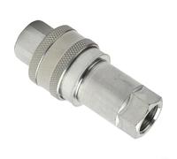 Eawfgtuw Set di accoppiatori idraulici a innesto rapido con filettatura femmina, raccordi per tubi in acciaio al carbonio per edilizia petrolifera e attrezzature industriali, resistenti