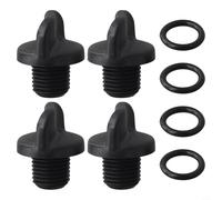 Eawfgtuw Set di beccucci di scarico per piscina e anello O-For R0446000 per Zodiac e pompe, filettatura maschio da 2 pollici con guarnizioni in gomma, ricambio a prova di perdite per FloPro