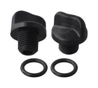 Eawfgtuw Set di beccucci di scarico per piscina e anello O-For R0446000 per Zodiac e pompe, filettatura maschio da 2 pollici con guarnizioni in gomma, ricambio a prova di perdite per FloPro