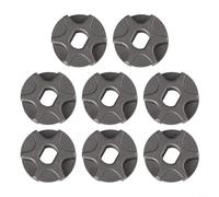 Eawfgtuw Set di pignoni per motosega a 6 denti da 3/8 pollici con foro centrale 10 x 8 mm, compatibile con DUC256 DUC353 XCU03 221526-, ricambio in metallo per elettrico (8 pezzi)