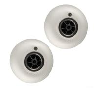 Eawfgtuw Set di ruote per palloncini da spiaggia, carrello, ruote di ricambio per carrello, con battistrada largo in sabbia, diametro 296 mm, spessore 180 mm, kayak, campeggio, trasporto, ruote