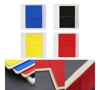 Eawfgtuw Set di tavole da kickboxing ad alta resistenza per addominali, per allenamento, arti marziali, karate, muay thai, taekwondo, colori spessi, prestazioni e livelli (blu (oltre 10 anni)