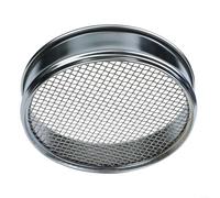 Eawfgtuw Setacci per test di laboratorio, diametro 20 cm, telaio cromato con rete in acciaio inossidabile, per test di campione, test farmaceutici, analisi industriali (80 maglie)