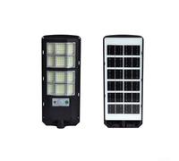 Eawfgtuw Smart Solar - Luce di sicurezza a LED per esterni, impermeabile, con sensore di movimento, per giardino, capanno, garage, controllo automatico della luminosità, lampada ad energia solare con