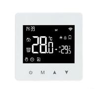 Eawfgtuw Smart WiFi Termostato Regolatore di Temperatura Digitale Sistema di Riscaldamento Programmabile Con Touch Screen Alimentato A Batteria Compatibile Con App