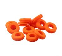 Eawfgtuw Smorzatori di vibrazioni per racchette da tennis in silicone, confezione da 12 con assorbimento degli urti per ridurre le vibrazioni delle corde, compatibili con racchette da tennis e squash