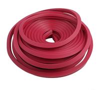 Eawfgtuw Striscia di gomma TPR rossa da 10 m per paraurti per tavoli da biliardo, guida di ricambio per riparazione tavoli da biliardo, dimensioni da 12 x 14 mm a 19 x 22 mm, per sala giochi sportivi