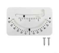 Eawfgtuw Strumento di misurazione dell'angolo di livello del clinometro marino per stabilità di barche e yacht, misuratore di inclinazione in plastica per un livellamento accurato e una navigazione