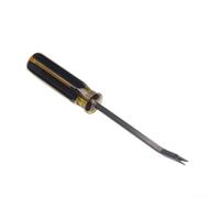 Eawfgtuw Strumento per rimuovere graffette con testa a doppio polo per telai di mobili, estrattore per chiodi in lega di acciaio temprato per tappeti, pavimenti, cornici per foto, gomma ergonomica