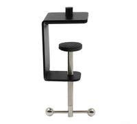 Eawfgtuw Supporto da scrivania per fotocamera, treppiede, microfono e luce da studio, staffa regolabile da 4" 3/8" con presa forte fino a 37 mm di spessore, metallo (45661)