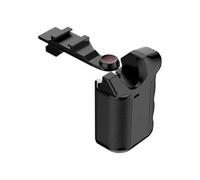 Eawfgtuw Supporto per impugnatura per fotocamera compatibile con DJI per Osmo Action 6 e 5 Pro, staffa di estensione stabilizzata in materiale PC nero con comodo pulsante di scatto per video fluidi