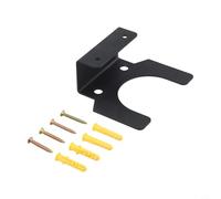 Eawfgtuw Supporto per smerigliatrice angolare in metallo, montaggio a parete, per smerigliatrici e levigatrici da 12,7 cm, nero (A)