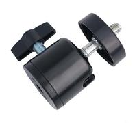 Eawfgtuw Supporto per testa a sfera per fotocamera DSLR, regolazione dell'angolo a 360° con adattatore in lega di alluminio per supporto microfono e vari dispositivi, compatibile con /4" (C (6 mm))