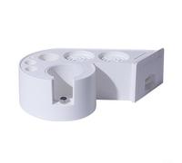 Eawfgtuw Supporto regolabile per manomissione caffè con base antiscivolo e design di archiviazione integrato, adatto per tazze con filtro da 51/54/58 mm, accessori da caffè (bianco)