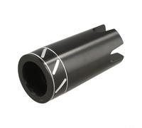 Eawfgtuw Tappo per canna da pesca con giunto cardanico in metallo, per barca a traina, parte di riparazione fai da te, diametro esterno 27 mm, compatibile con rosso, blu, viola, oro, nero, grigio