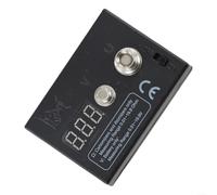 Eawfgtuw Tester di resistenza Ohmmetro tester bobina tester filo strumento fai da te per atomizzatore ABS materiale nero 0,01-20 Ohm gamma 510 808D M7 M8 dispositivo portatile compatibile (prima