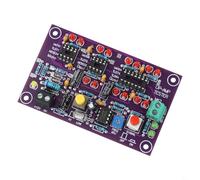 Eawfgtuw Tester OPAMP DC 12 V T2 con indicatori LED per chip operativi singolo doppio quad, supporta LM741 LM358 LM324 LF356 NE5534 TL071 TL081 OP07